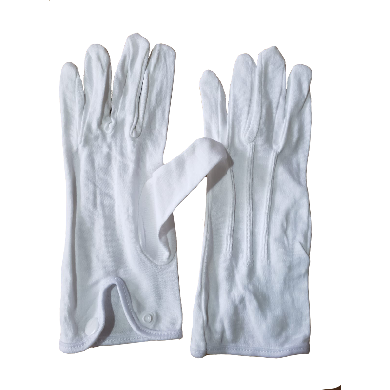 GUANTES BLANCOS CON 3 COSTURAS PARA DESFILE